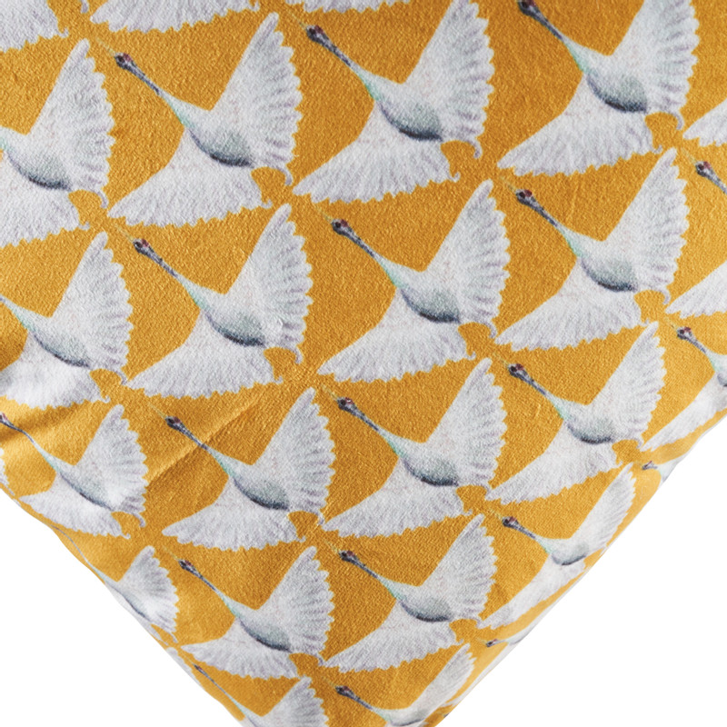 Sierkussen Catchii x Xenos - oker - 45x45 cm