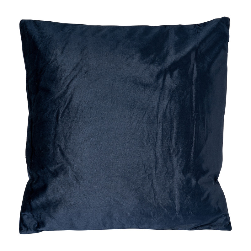 Sierkussen velvet - blauw - 45x45 cm