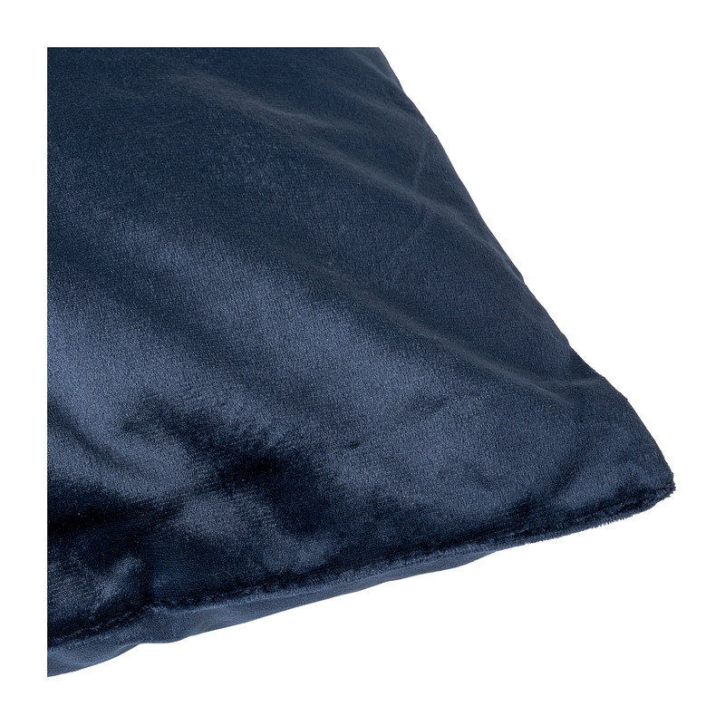 Sierkussen velvet - blauw - 45x45 cm