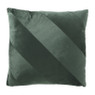 Sierkussen streep - groen - 43x43 cm