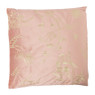 Sierkussen velvet - goud/oud roze - 45x45 cm