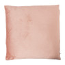 Sierkussen velvet - goud/oud roze - 45x45 cm