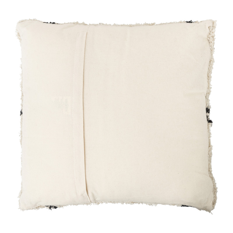 Sierkussen berber - naturel/zwart - 45x45 cm