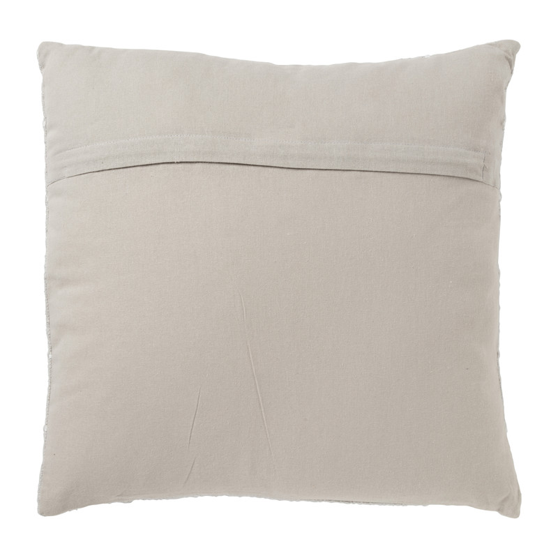 Sierkussen blokje - grijs - 45x45 cm