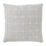 Sierkussen blokje - grijs - 45x45 cm