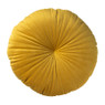 Sierkussen rond - okergeel - ø45 cm