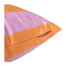 Kussen streep - lila/oranje - 45x45 cm