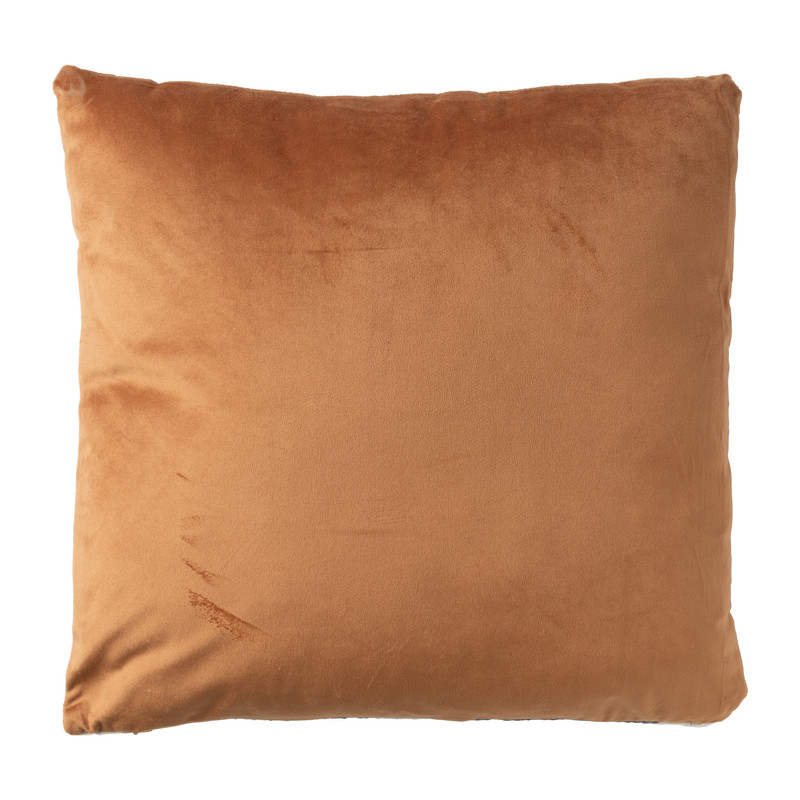 Kussen streep - bruin - 45x45 cm