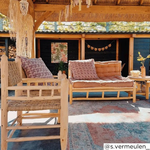 Luxe palletkussens - terra - set van 2