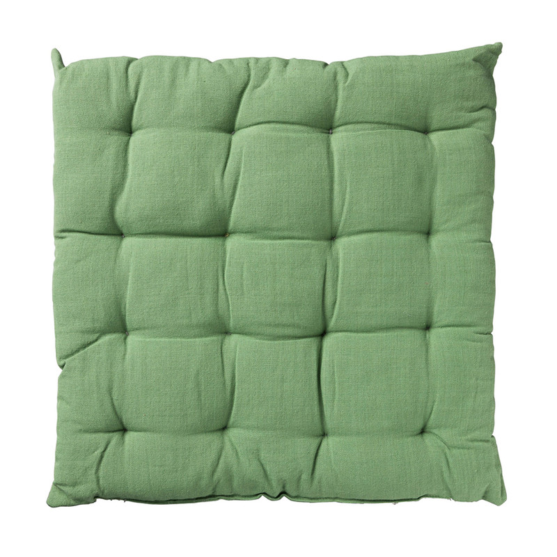Zitkussen - donkergroen - 40x40 cm