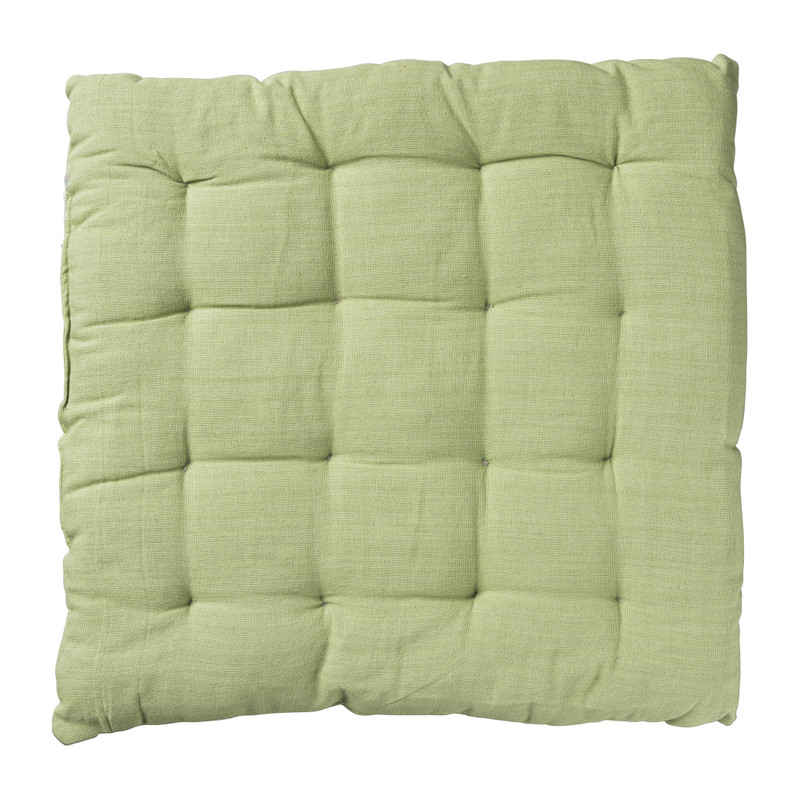 Zitkussen - lichtgroen - 40x40 cm