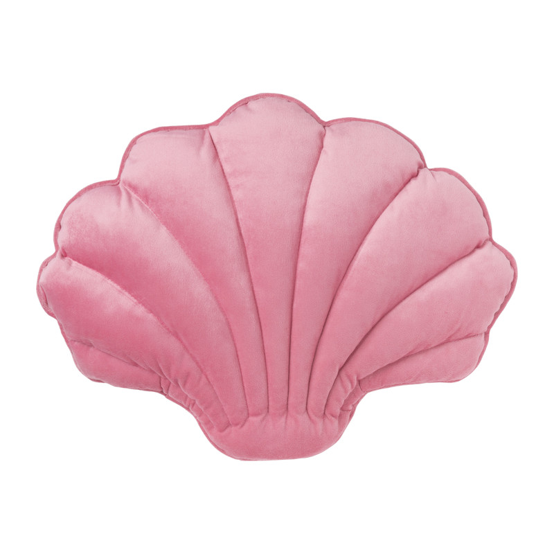 Kussen schelp roze 45x32 cm