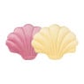 Kussen schelp - geel - 45x32 cm