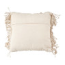 Sierkussen macrame - wit - 45x45 cm