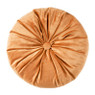 Sierkussen velvet - okergeel - ?28 cm