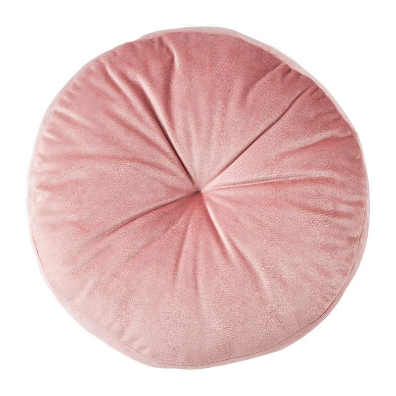 Sierkussen velvet - roze - ?28 cm