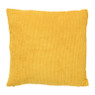 Sierkussen ribstof - geel - 40x40 cm 