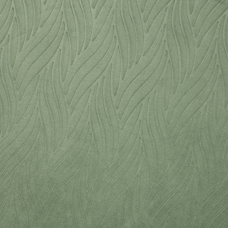Gordijn bladeren print - groen - 140x260 cm