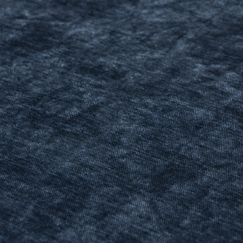 Gordijn chenille - blauw - 140x250 cm