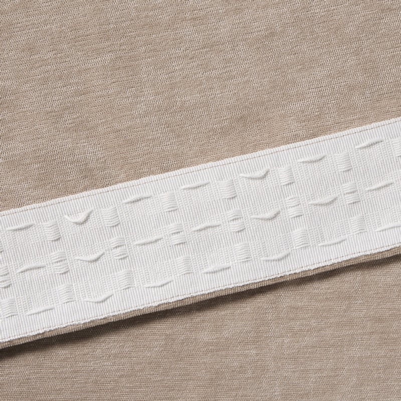 Gordijn chenille - beige - 140x260 cm