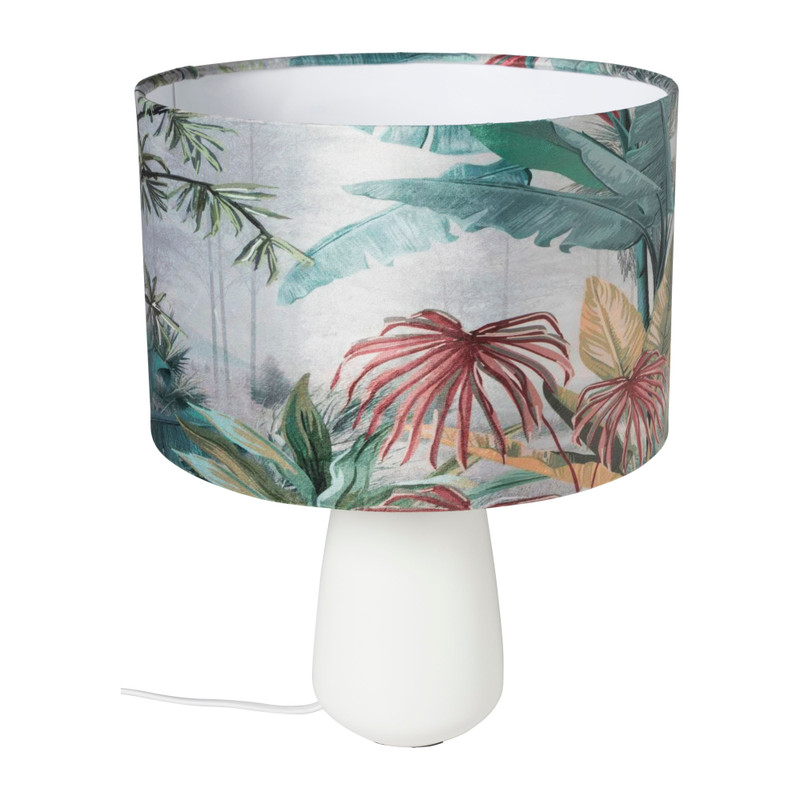 Lampenkap jungle - grijs - ø28x18 cm