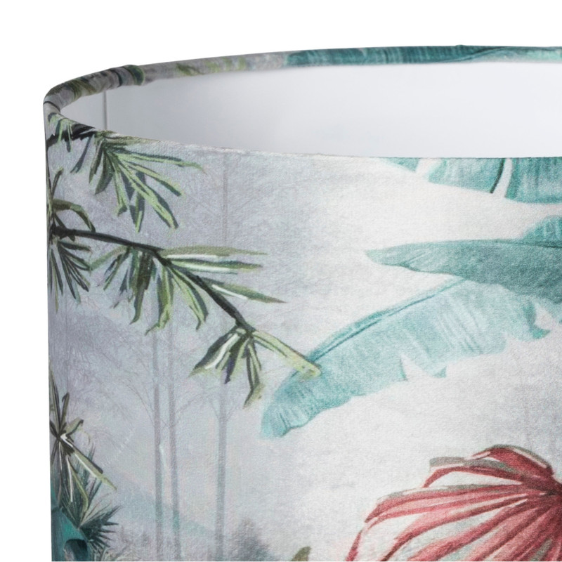 Lampenkap jungle - grijs - ø28x18 cm