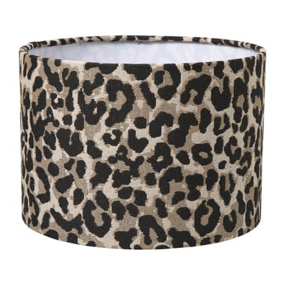 Lampenkap animal groot - bruin/zwart - ø24.5x17.5 cm