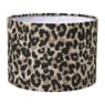 Lampenkap animal groot - bruin/zwart - ø24.5x17.5 cm