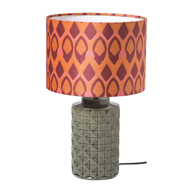 Lampenkap wieber - roze/oranje - ø24.5x17.5 cm