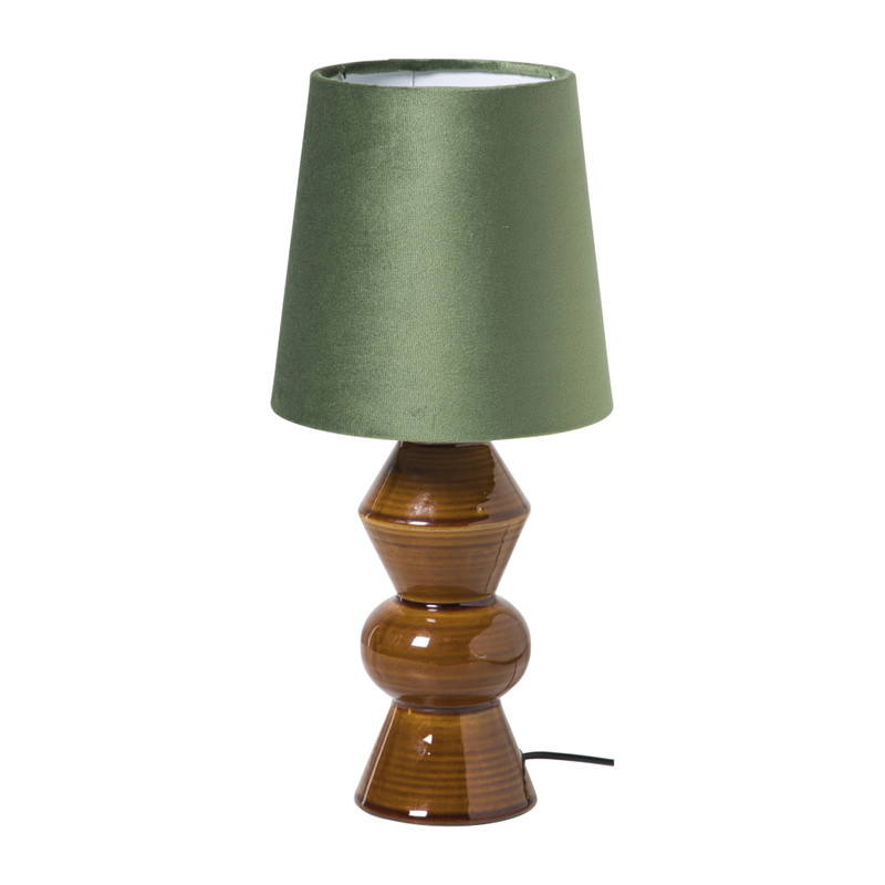 Lampenkap taps mini - groen - ø17x13 cm