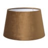 Lampenkap taps klein - bruin - ø23x14 cm