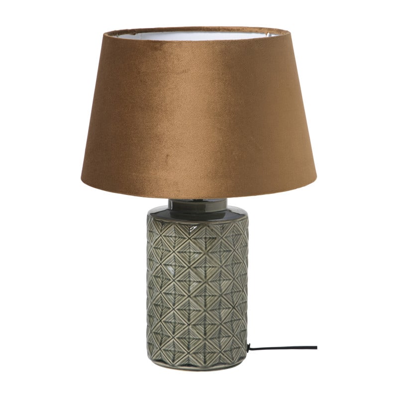 Lampenkap taps middel - bruin - ø28x17 cm