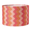 Lampenkap wave - roze - ø24.5x17 cm