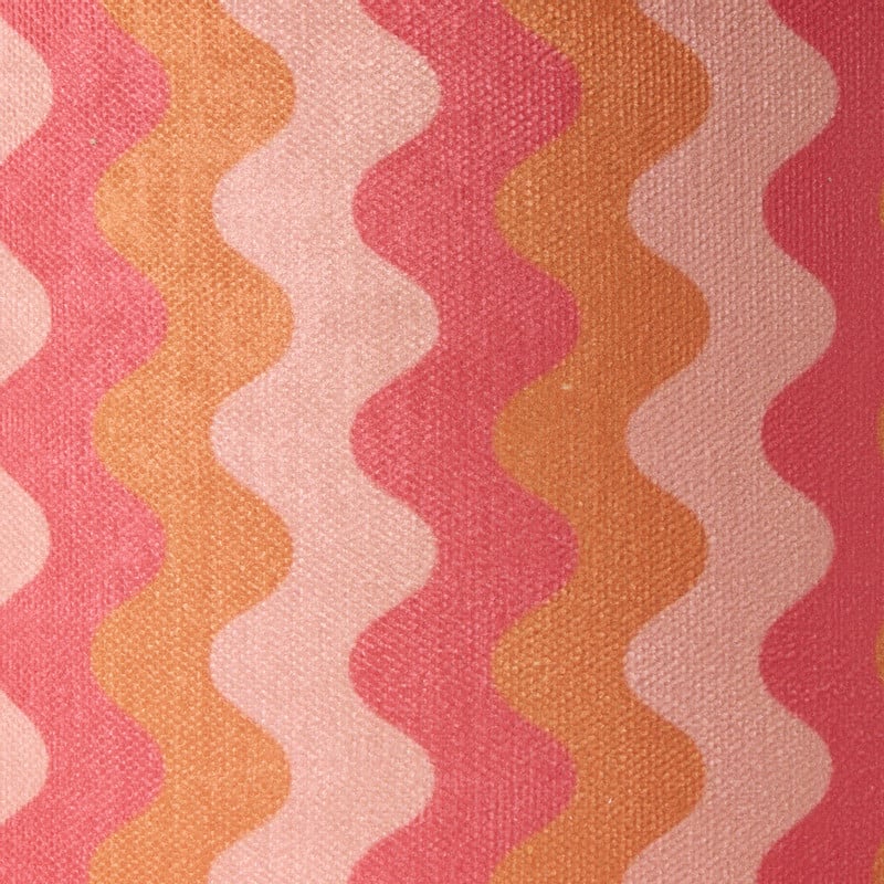 Lampenkap wave - roze - ø24.5x17 cm