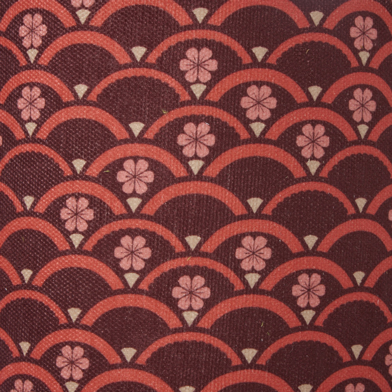 Lampenkap bloemen klein - rood/roze - ø21x15.5 cm