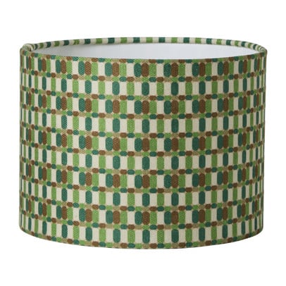 Lampenkap retro klein - groen/blauw - ø21.5x15.5 cm