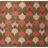Lampenkap retro klein - bruin/roze - ø21x15.5 cm