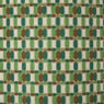 Lampenkap retro groot - groen/blauw - ø24x17 cm