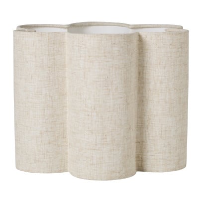 Lampenkap bloem - beige - ø35.5x25 cm