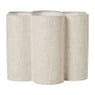 Lampenkap bloem - beige - ø35.5x25 cm