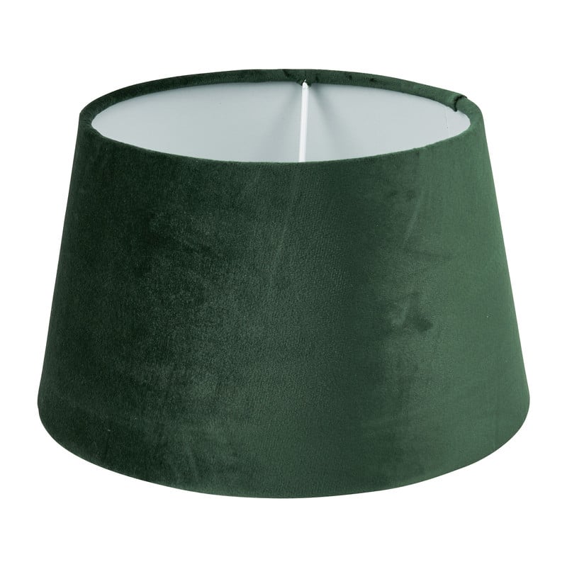 Lampenkap velvet - groen - ø23 cm Xenos