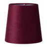 Lampenkap velvet taps mini - bordeaux rood - ø17x16.5 cm