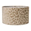 Lampenkap animal velvet - beige - ø33x20 cm