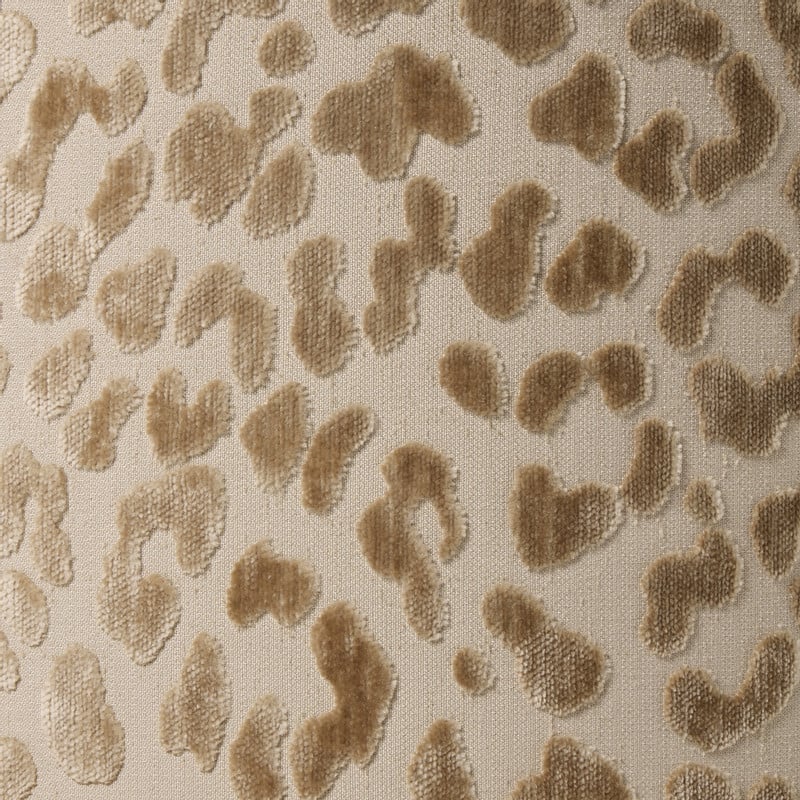 Lampenkap animal velvet - beige - ø33x20 cm