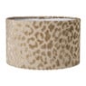 Lampenkap animal velvet - beige - ø33x20 cm