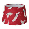 Lampenkap kraanvogel - rood - 18x23x14 cm