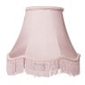 Lampenkap franjes - roze - ⌀25x20 cm 