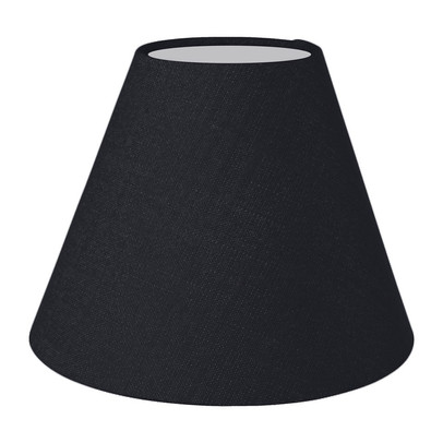 Kapje linnenlook - zwart - 20 cm
