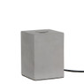 Mica Decorations tafellamp New York - cement grijs - 14.5 cm