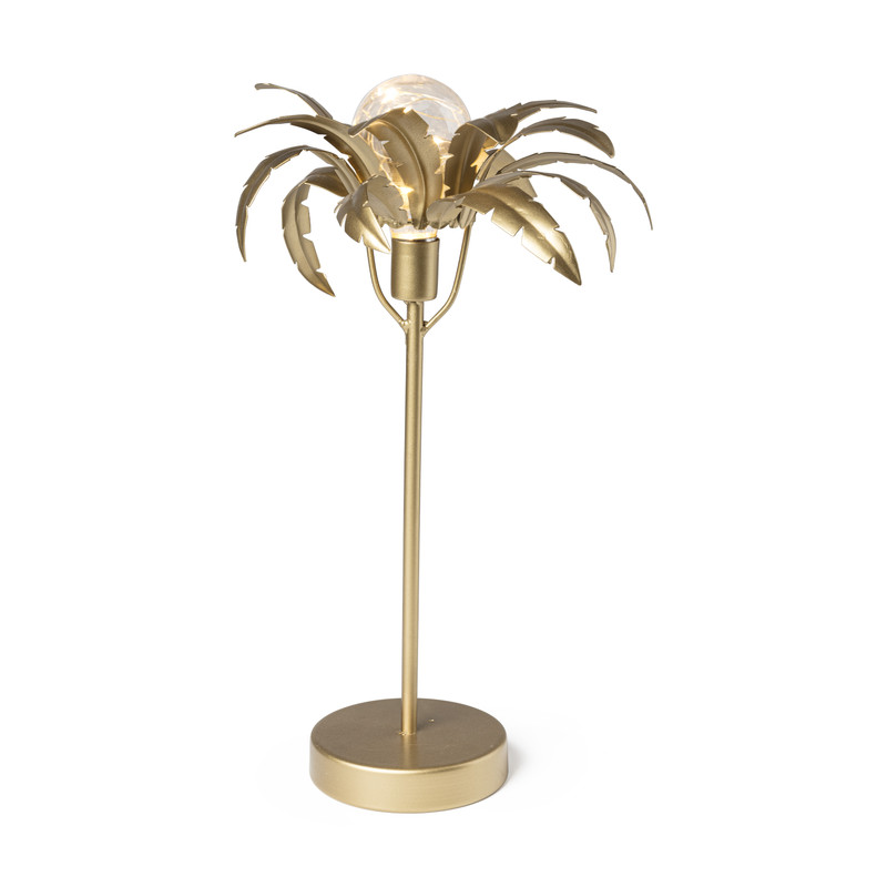 LED lamp palmboom goud 26x26x41 cm